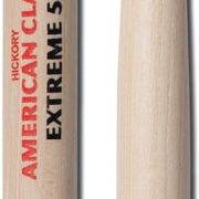 Baqueta Vic Firth American Classic Extreme 5AN com ponta de nylon e corpo em madeira clara