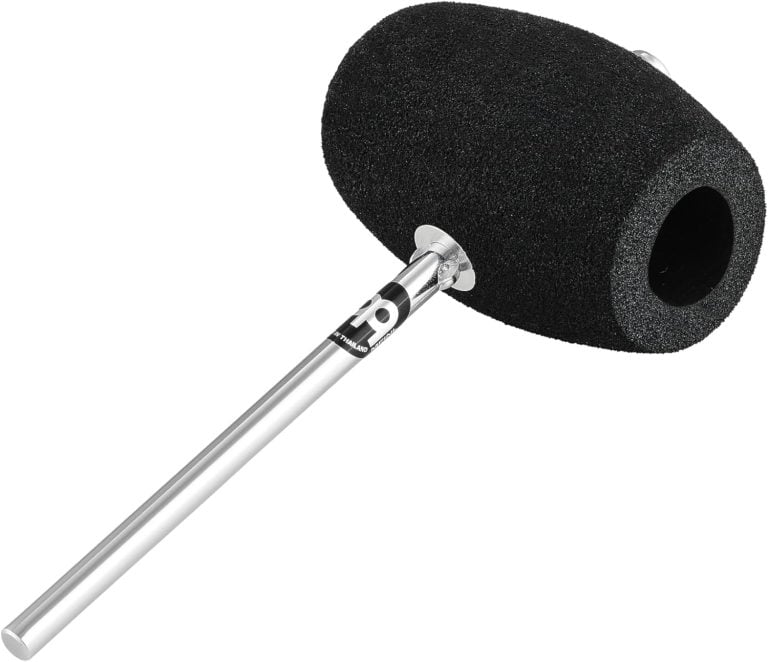 Meinl CPB1 Batedor para pedal de cajon com espuma macia preta e haste metálica prateada