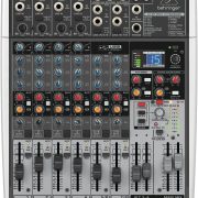 Mesa de som Behringer X1204USB 8 canais com compressor, USB e equalização de 3 bandas