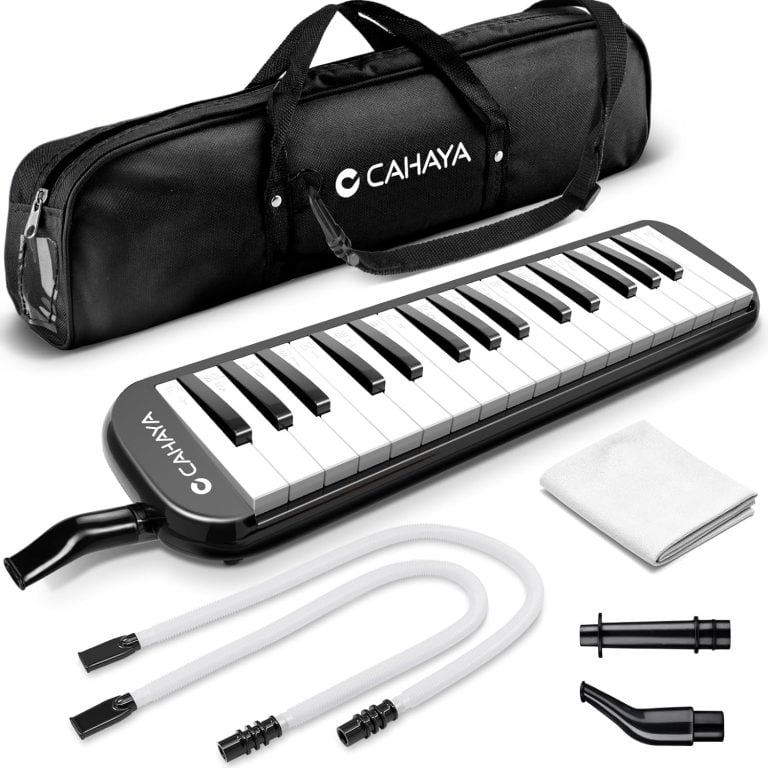 Melódica CAHAYA Air Piano 32 teclas com bolsa de transporte e acessórios