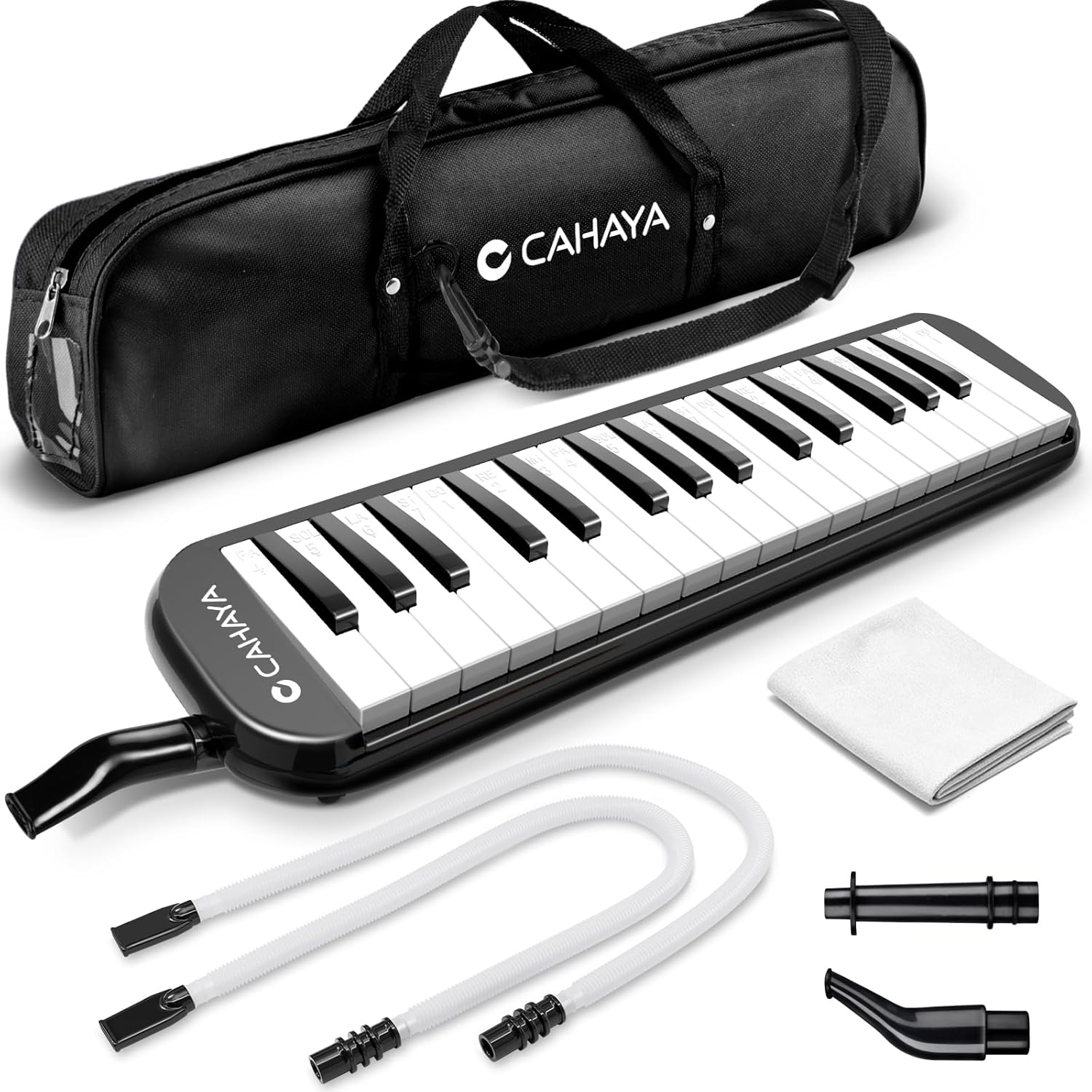 Melódica CAHAYA Air Piano 32 teclas com bolsa de transporte e acessórios