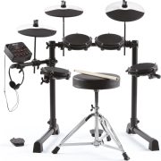 Bateria eletrônica infantil Alesis Kit de Estreia com 4 pads de malha e acessórios
