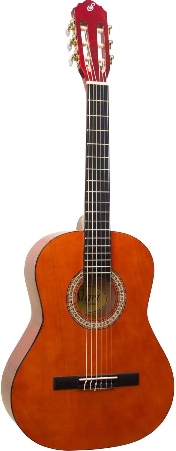 Violão infantil Giannini 3/4 36 polegadas nylon natural com verniz brilhante