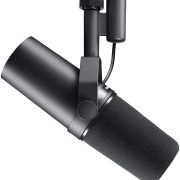 Shure SM7B microfone dinâmico cardioide preto fosco para estúdio com protetor de espuma