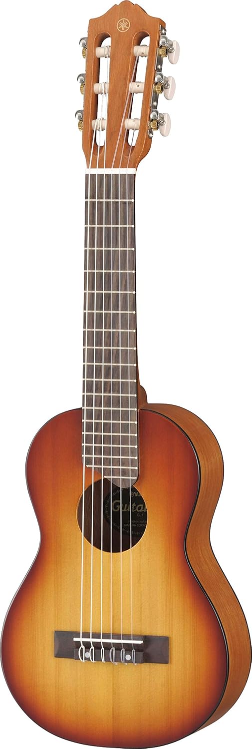 Yamaha GL-1 Guitalele Ukulele Tobacco Brown Sunburst com cordas de nylon