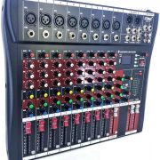 Mesa de som Lelong LE-711 8 canais balanceados Bluetooth display digital