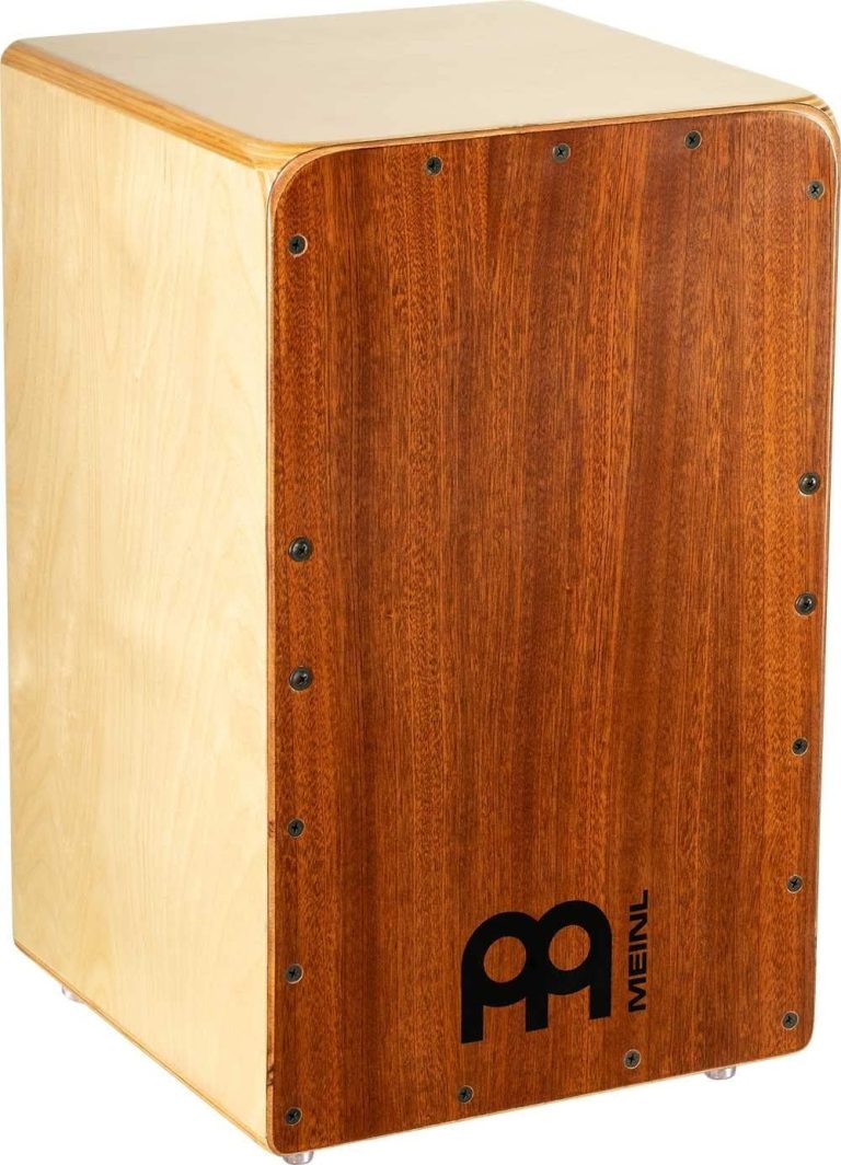 Meinl Woodcraft Professional WCP100MH caixa-cajon madeira clara e escura com cordas internas
