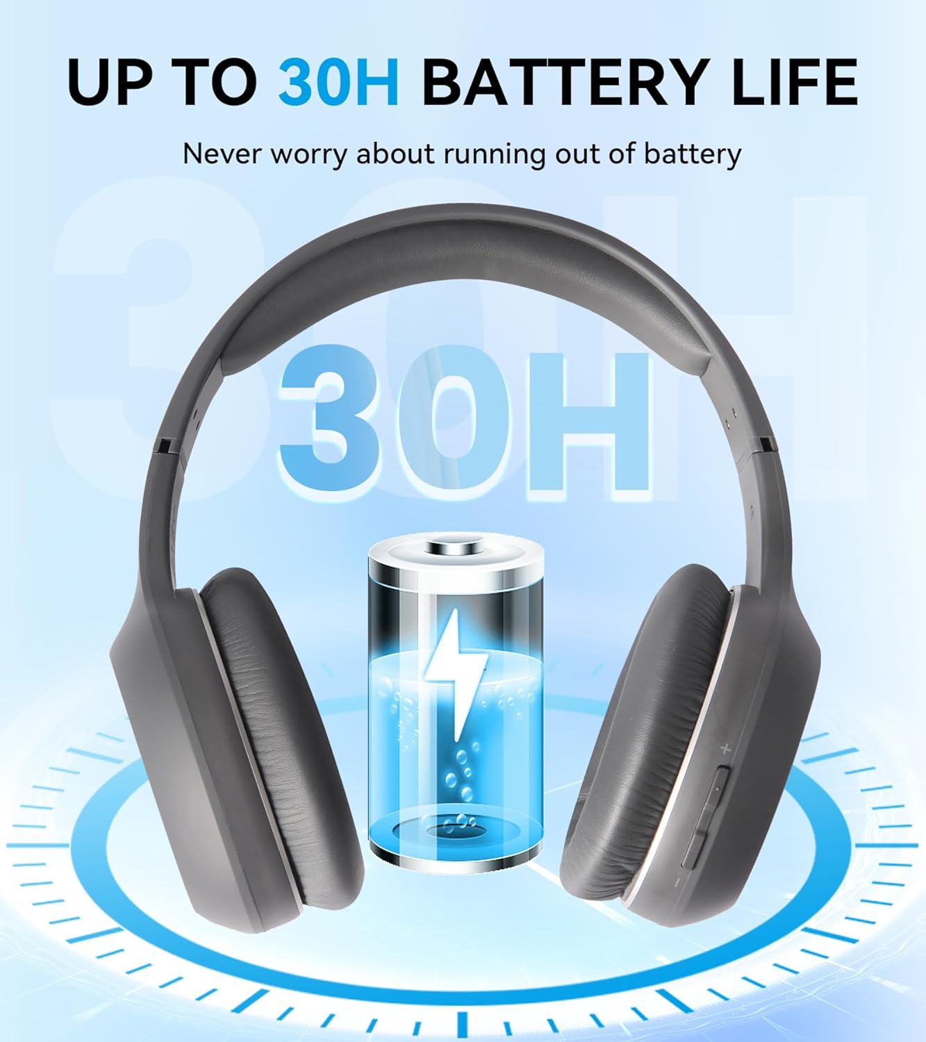 Fone Edifier W600BT com bateria de até 30 horas para uso prolongado
