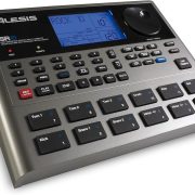 Alesis SR-18 bateria eletrônica portátil com painel de controle e display azul