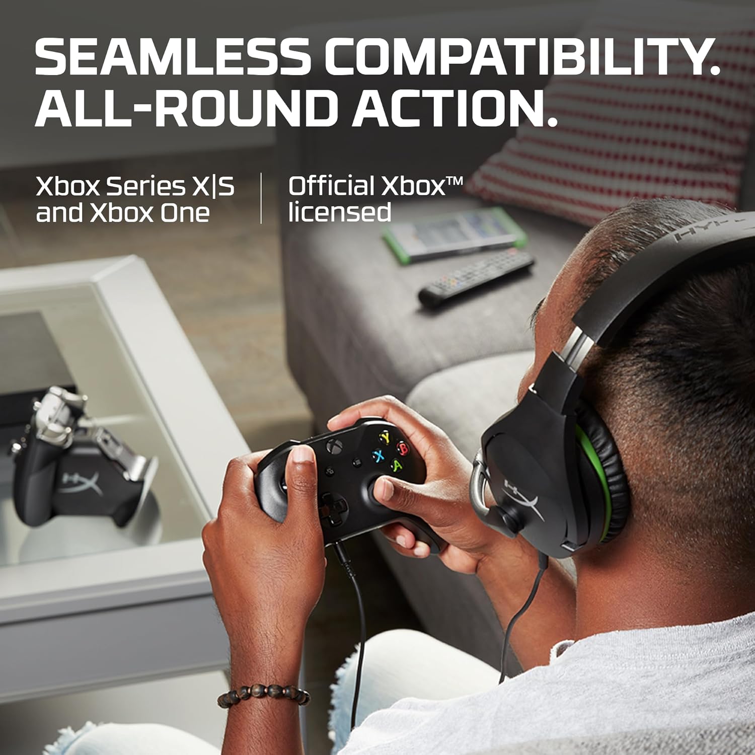 Headset HyperX CloudX Stinger Core compatível com Xbox Series X|S e Xbox One, licença oficial Xbox