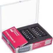 Kit de captadores Seymour Duncan JB e Jazz Humbucker para guitarra com ímã Alnico V, em embalagem transparente com rótulo vermelho.