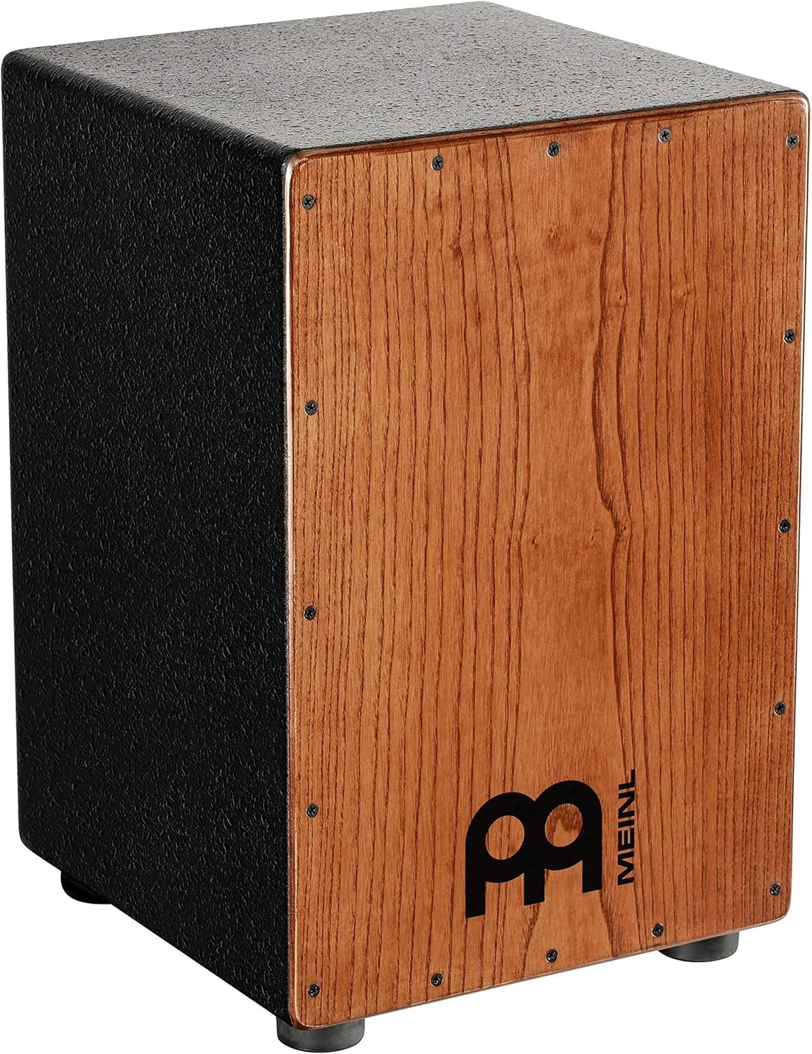 Cajon Meinl Percussion HCAJ1AWA Headliner Series em madeira clara com corpo preto texturizado