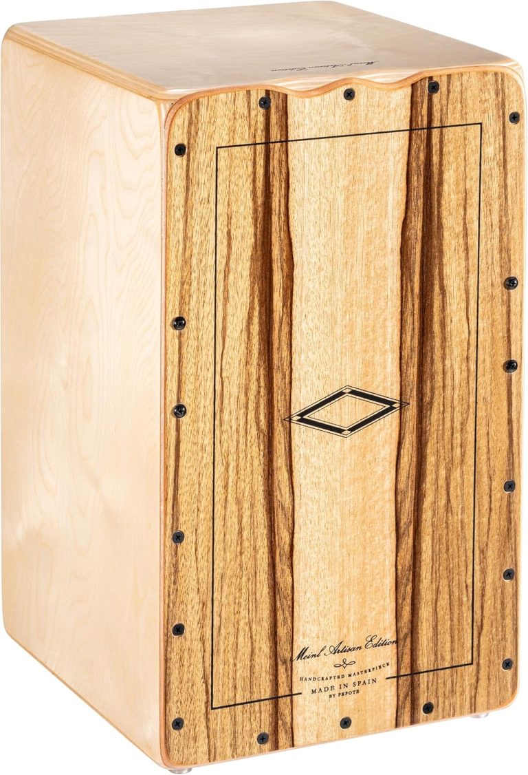 Meinl Artisan String Cajon com placa frontal de limba e corpo de bétula báltica acabamento natural