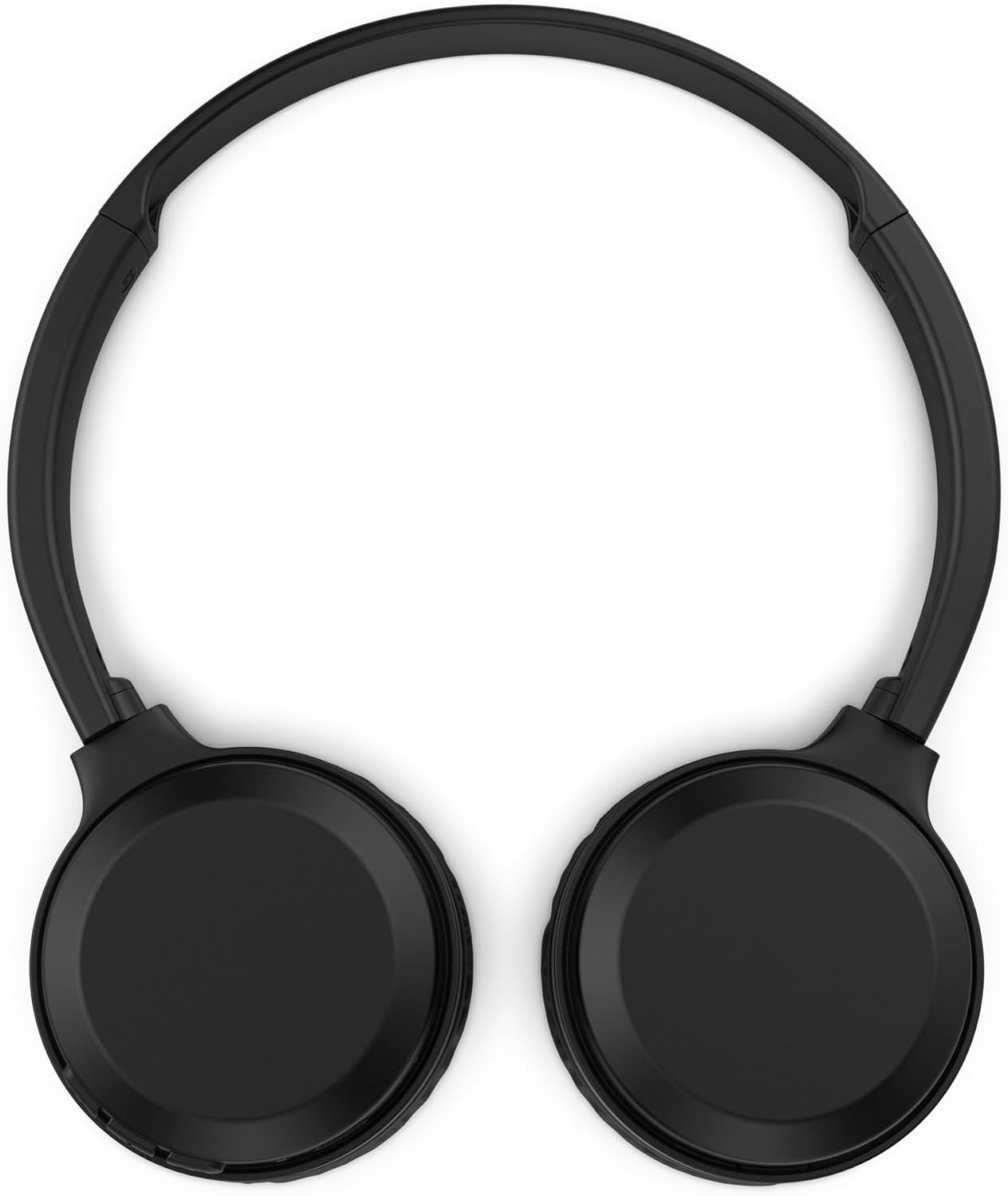 Fone de ouvido Philips TAH1108BK/55 preto on-ear Bluetooth visto de cima com hastes ajustáveis
