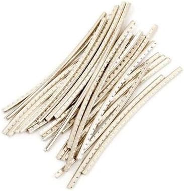 Fios de traste vintage da Fender para guitarra prateados com marcações pretas