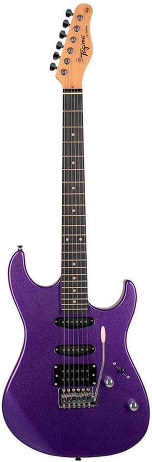 Guitarra elétrica Tagima TG 510 MP roxo metálico vista frontal com ponte tremolo