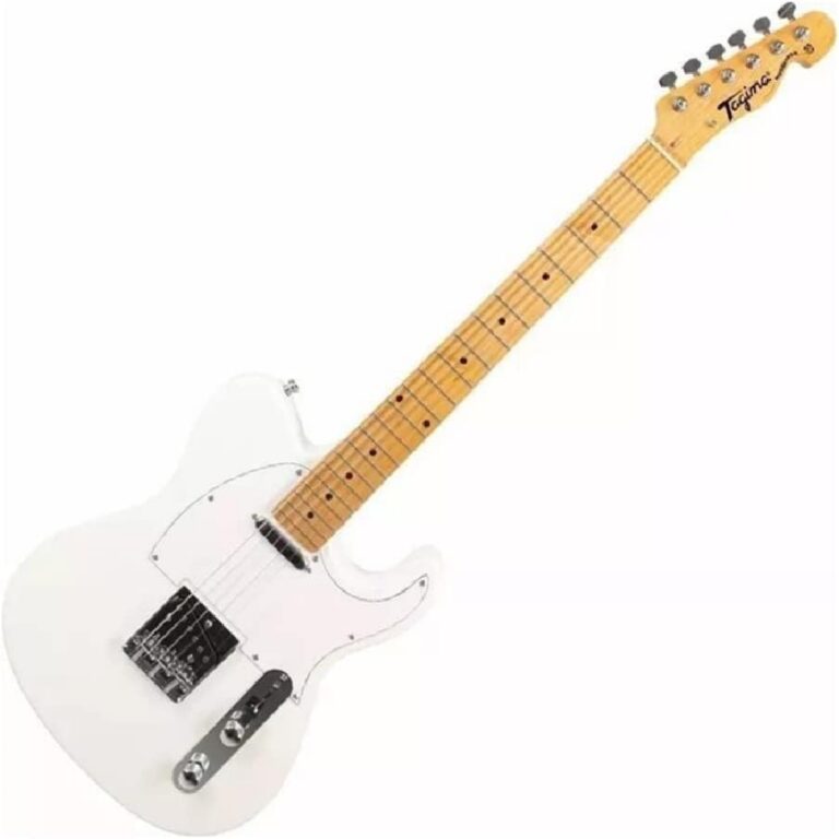 Guitarra elétrica Tagima TW Series TW-55 branco pérola estilo Telecaster frente completa