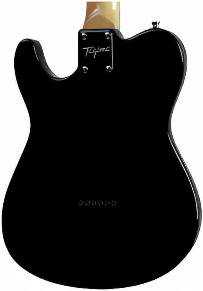Verso da guitarra elétrica Telecaster Classic Tagima T-550 preta exibindo acabamento e logo