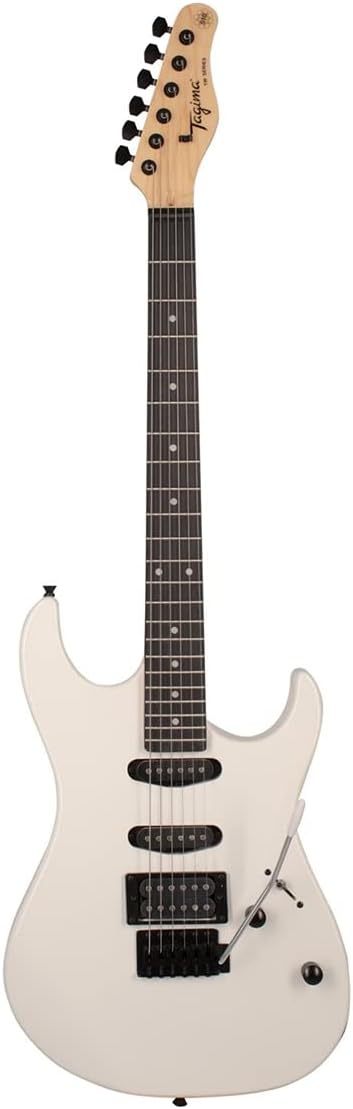 Guitarra elétrica Tagima TG 510 WH branca com captadores HSS vista frontal