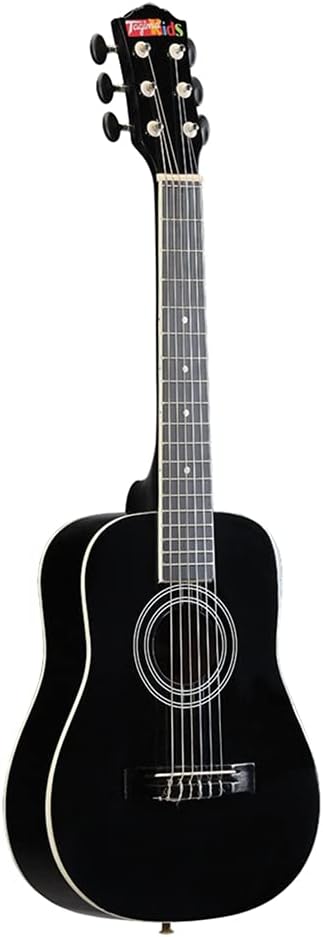 Violão acústico infantil Tagima KIDS V2 1/2 nylon preto brilhante visto de frente