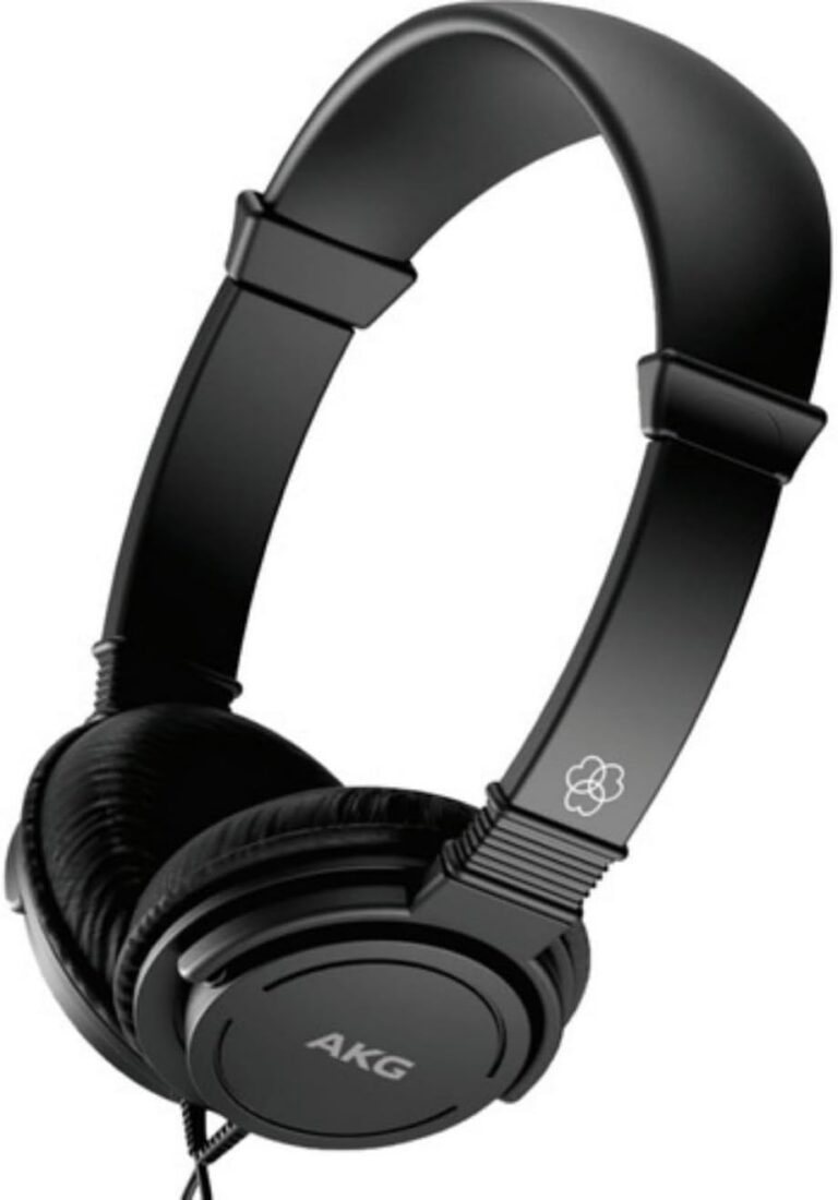 Fone de ouvido AKG K21 preto on-ear com fio e conector P2 3,5mm