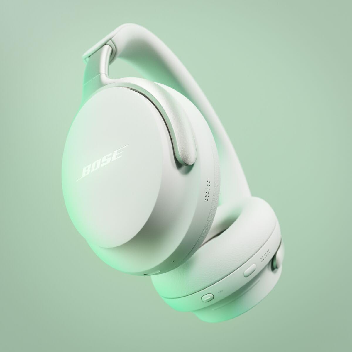 Fone de ouvido Bose QuietComfort Ultra Wireless branco over-ear sem fio com design ergonômico