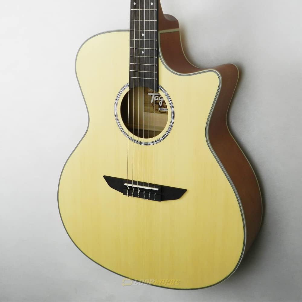 Violão Tagima TW27 NS Grand Auditorium cutaway com cordas de nylon e captador embutido