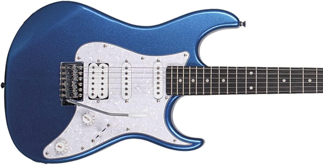 Corpo da guitarra elétrica Tagima TG-520 azul metálico com captadores HSS e ponte tremolo