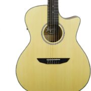 Violão Tagima TW27 NS Grand Auditorium cutaway eletroacústico com cordas de nylon e acabamento natural claro