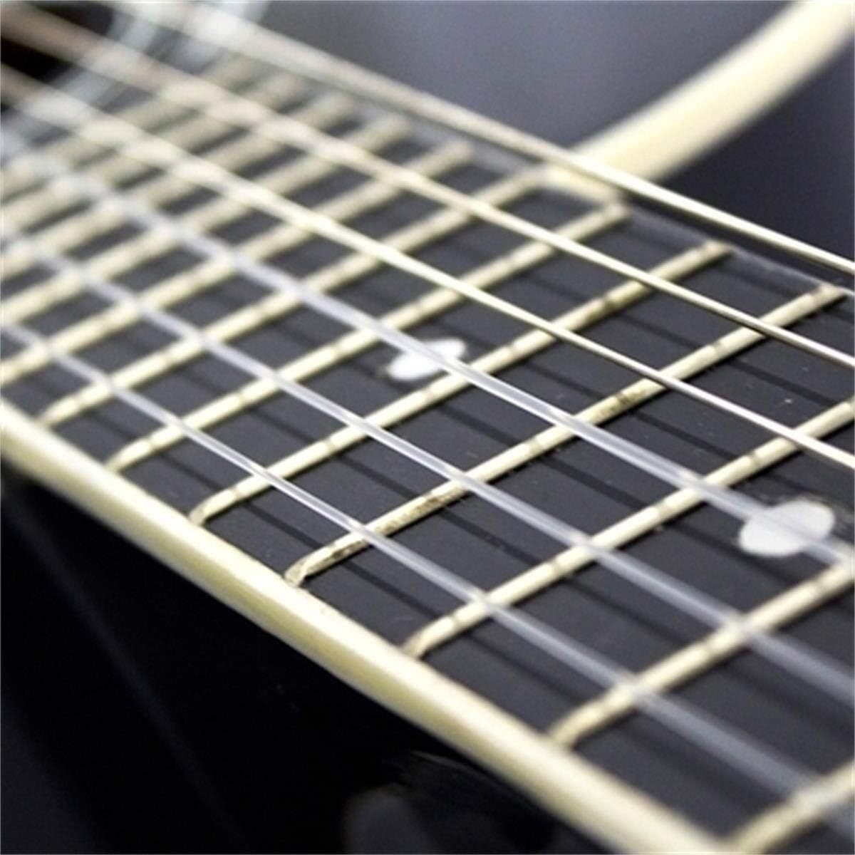 Detalhe do braço e trastes do violão acústico infantil Tagima KIDS V2 1/2 nylon preto brilhante