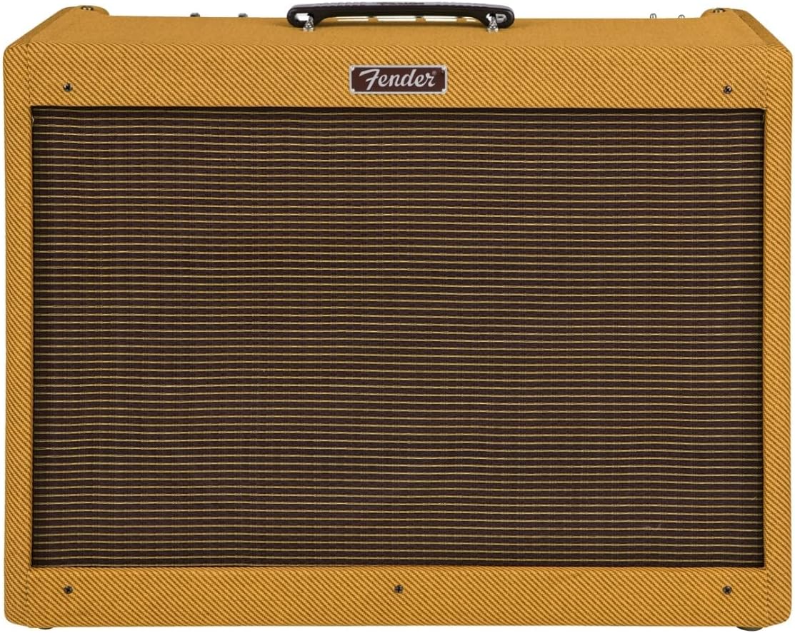 Amplificador Fender Blues Deluxe 223 2200 000 valvulado vintage bege texturizado frontal