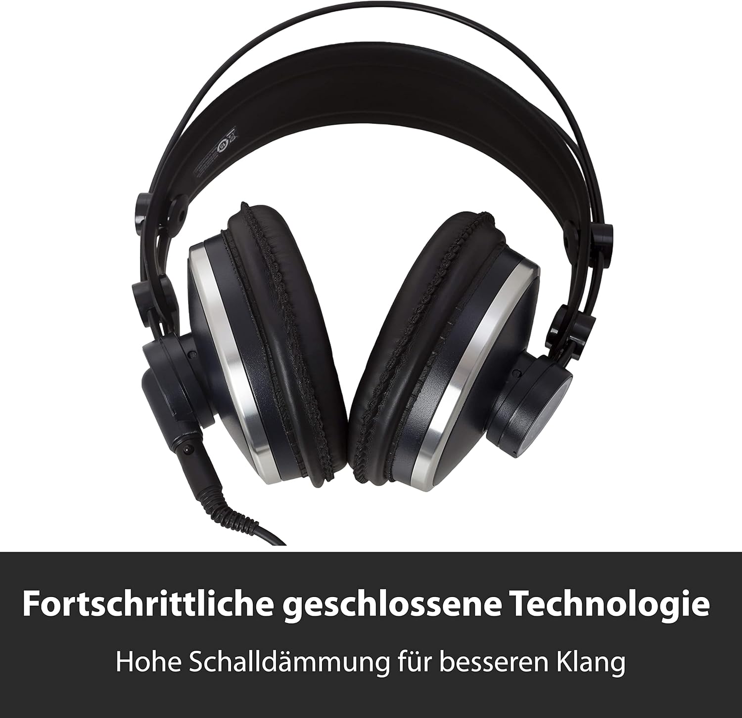 Fones AKG K271 MKII over-ear com tecnologia avançada de isolamento acústico para melhor som.
