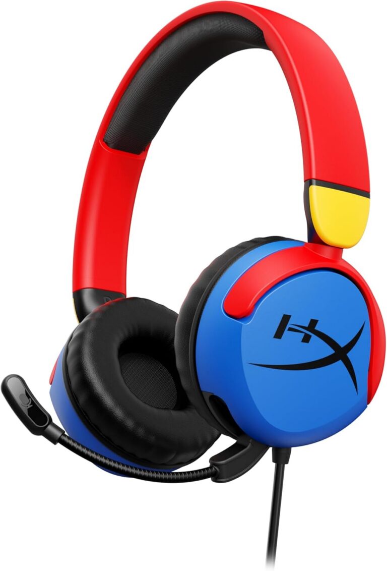 HyperX Cloud Mini colorful wired gaming headphones with microphone and cushioned ear pads