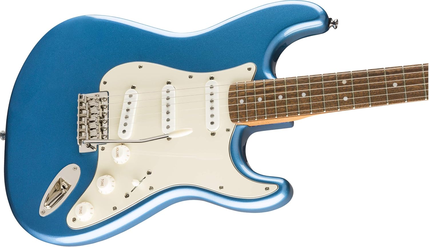 Guitarra Fender Classic Vibe '60s Stratocaster azul metálico com ponte tremolo e captadores single coil